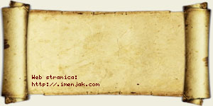 Jana Strika vizit kartica